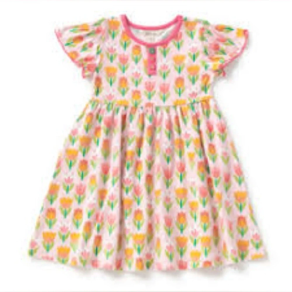 Matilda Jane Let’s‎ go together tulip time dress size 4 spring Easter dress